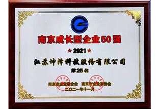 2021年南京成長(zhǎng)型企業(yè)50強(qiáng)